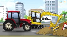 Tractores infantiles - Excavadoras para niños - Carros para niños - Caricaturas de Coches