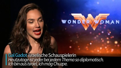 "Wonder Woman" Gal Gadot mag es ehrlich und direkt