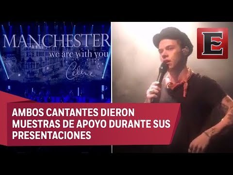 Harry Styles y Celine Dion se solidarizan con Manchester