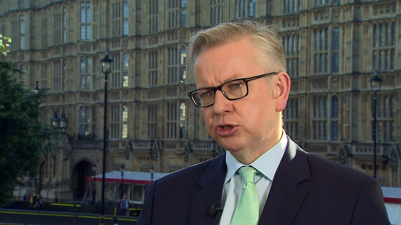 Michael Gove says he supports Theresa May's Brexit approach