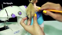 Hướng Dẫn May Váy Dạ Hội Cho Búp Bê Barbie - Cách Sử Dụng Máy May Không Ăn Chỉ - THƠ NGUYỄN - THO NGUYEN