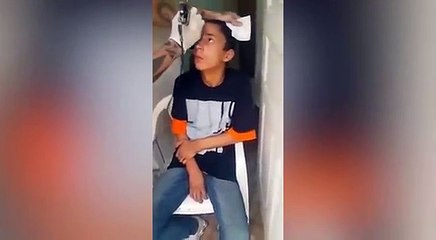 Tattoo artist writes 'I am a thief' on teenager caught stealing