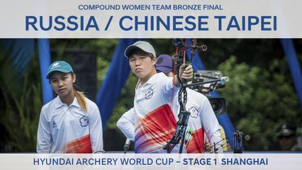 Russia v Chinese Taipei – Compound Women Team Bronze Final | Shanghai 2017
