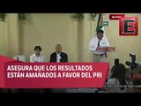 Conferencia de prensa de Morena sobre los resultados de las elecciones