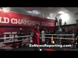 abner mares on jump rope -  esnews boxing
