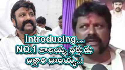 Introducing Ballari Balayya,No.1 Balakrishna Fan