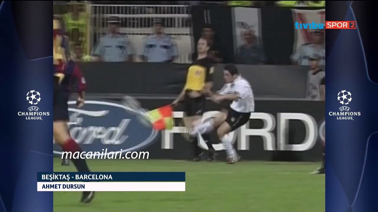 [HD] 19.09.2000 - 2000-2001 UEFA Champions League Group H Matchday 2 Beşiktaş 3-0 Barcelona (Only Goals)