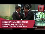 EPN realiza visita de Estado por Guatemala