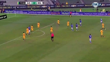 0-3 Taison Goal HD - Australia vs Brazil 13.06.2017 HD