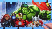 MARVEL AVENGERS Learn Puzzle Jigsaw Games Clementoni Hulk Captain America Iron Man Thor Rompeca