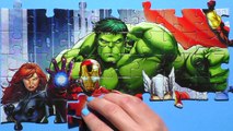 MARVEL AVENGERS Learn Puzzle Jigsaw Games Clementoni Hulk Captain America Iron Man Thor