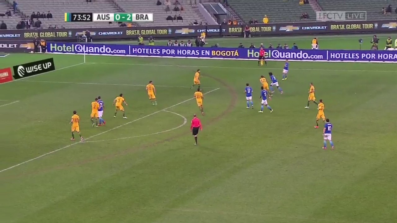 Taison Goal HD - Australia 0 - 3 Brazil - 13.06.2017 (Full Replay)