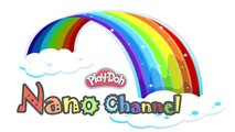 Play doh Ice cream toys! - Create cream rainbow Play doh along Peppa pig h