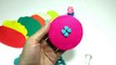 Play doh Ice cream toys! - Create cream rainbow Play doh along Peppa pi