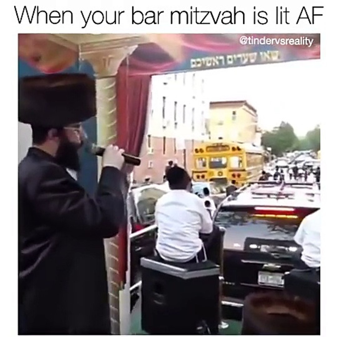 When Your Bar Mitzvah Is Lit Af