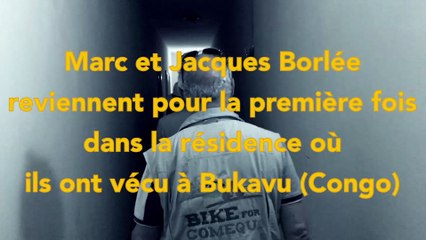 Jacques et Marc Borlée visitent pour la première fois la résidence où ils sont nés à Bukavu