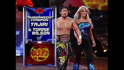 Tajiri and Torrie Wilson vs. William Regal and Ivory