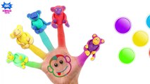 Learn Colors for Children Smash Frog Finger Family Song _ Animal Finger Family Nurser