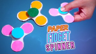 DIY Paper fidget spinner for kids / Diy fidget spinner with EASY METHOD / no TEMPLATE required