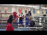 sparring at robert garcia boxing academy - EsNews boxing