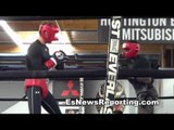 the nail sparring akeem EsNews boxing