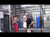 boxing star ivan redkach working out - EsNews boxing