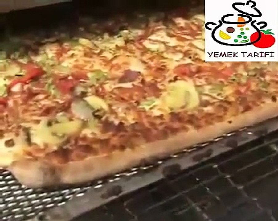 Pizza Tarifi || Hamurundan Pişirilişine Kadar Herşey