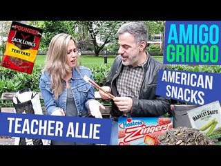 EXPLICANDO SNACKS AMERICANOS PARA UMA GAÚCHA! ft Teacher Allie