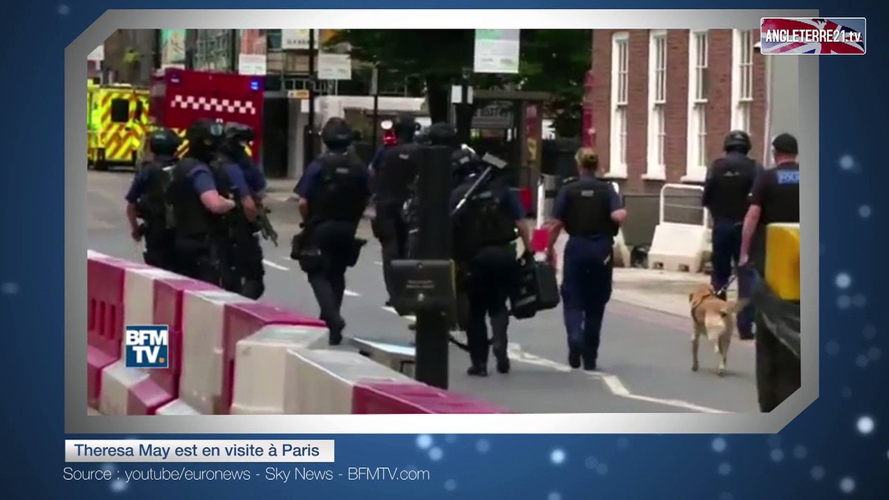 Theresa May est en visite à Paris