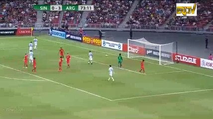 Leandro Paredes Goal HD - Singapore 0-4 Argentina 13.06.2017 HD