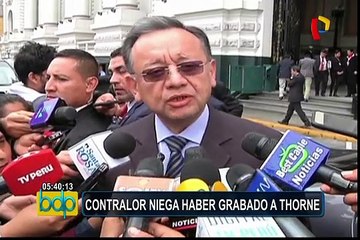 Congreso: grupo de trabajo evaluará caso de contralor Edgar Alarcón