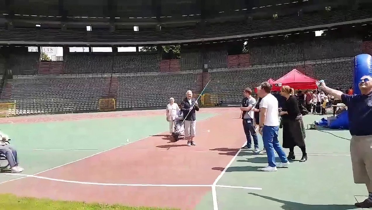 Olympiades stade Roi Baudouin lancer javelot