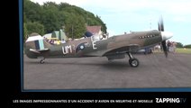 Un avion se retourne au décollage en Meurthe-et-Moselle, la vidéo impressionnante de l’accident