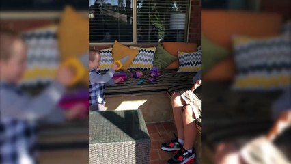 Dad Pranks Son With Fake Hand