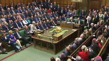 Theresa May jokes "at least someone got a landslide"