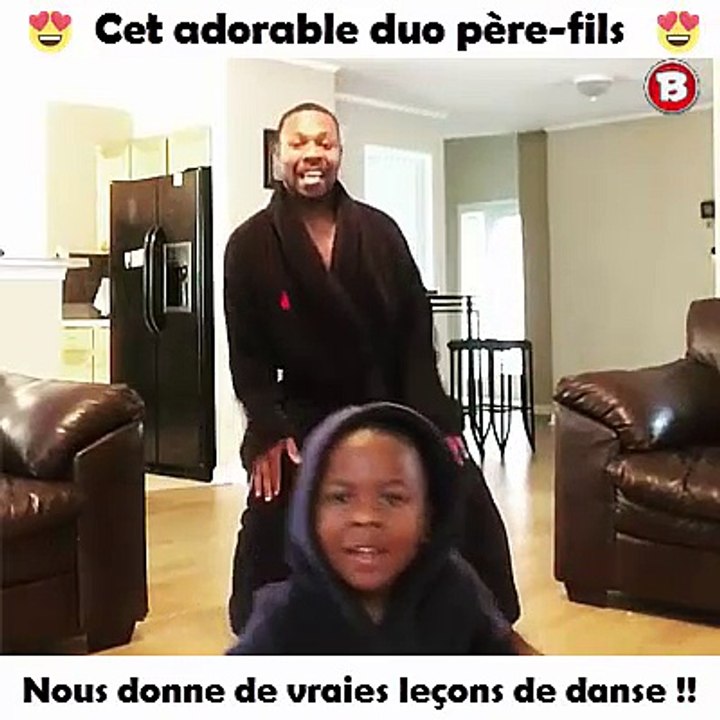 Cet adorable duo père-fils nous donne de vraies leçons de danse !!