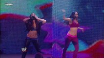 Maria and Brie Bella vs. Natalya and Victoria