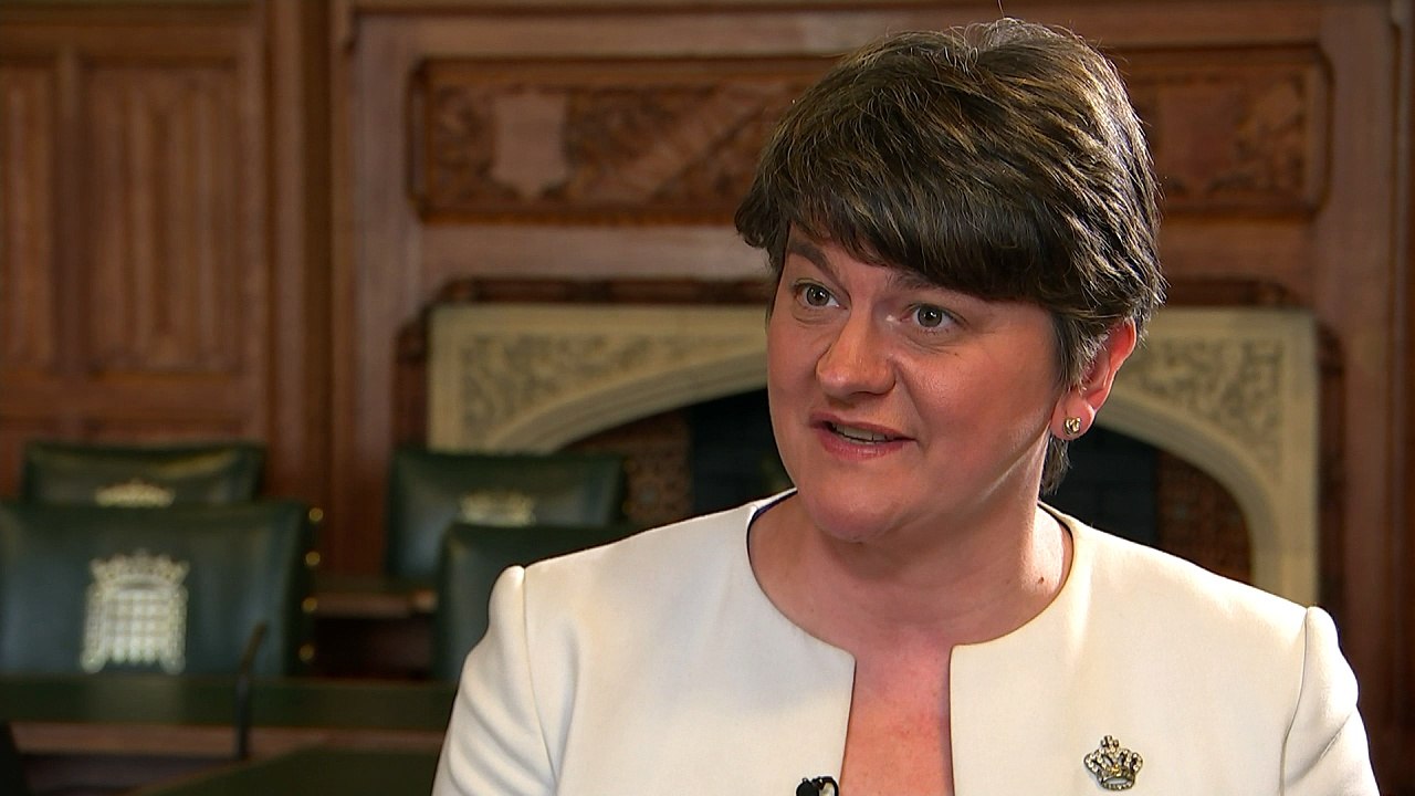 Arlene Foster hopes for a deal "sooner rather than later"