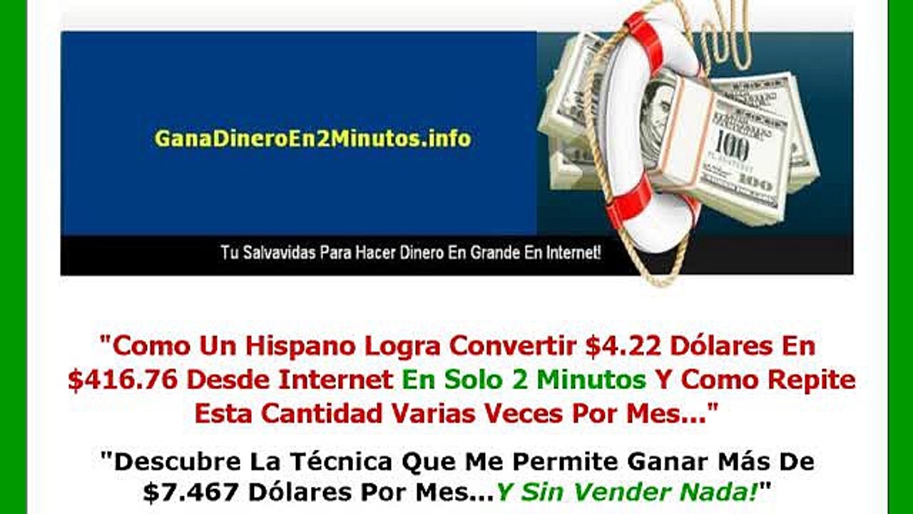 Gana Dinero En 2 Minutos