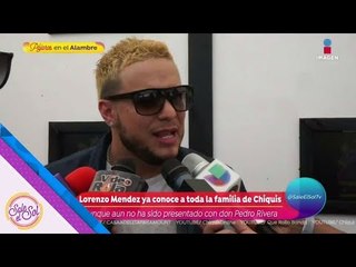 Lorenzo Méndez ya conoce a la familia de La Chiquis | Sale el Sol