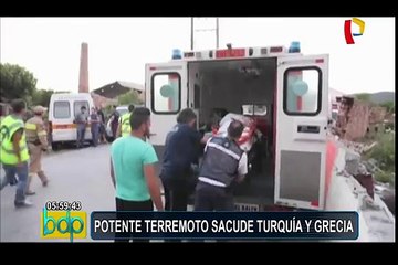 Movimiento telúrico de 6,3 sacudió Grecia y Turquía