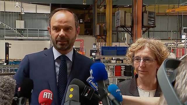 Réforme du travail : visite de l'équipementier automobile Telma à Saint-Ouen l'Aumône