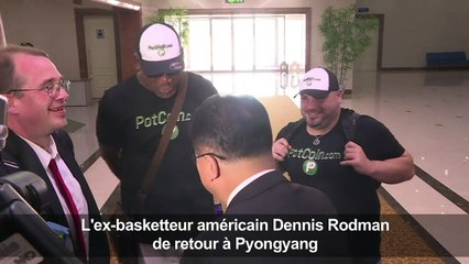 L'ex-basketteur américain Dennis Rodman de retour à Pyongyang