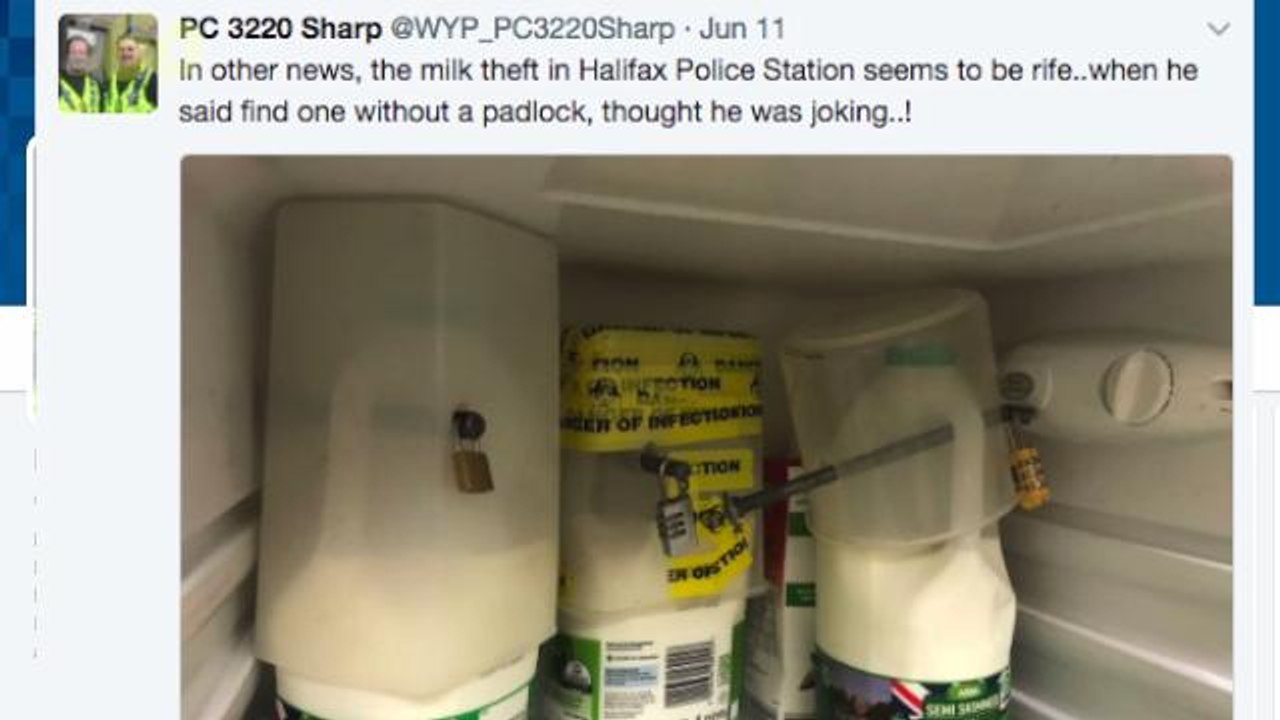 Police Take Extreme Measures to Stop a Milk Thi...