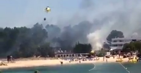Brush Fire Sparks Evacuations at Ibiza Resort