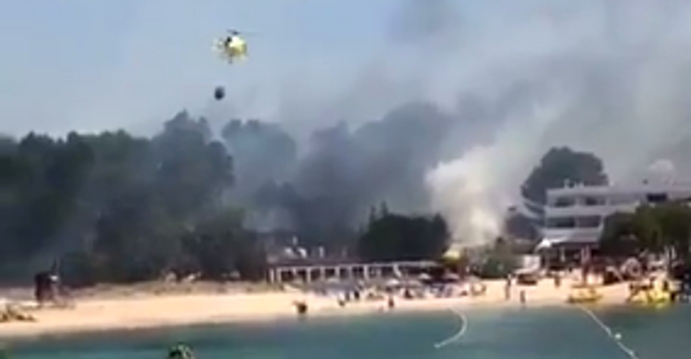 Brush Fire Sparks Evacuations at Ibiza Resort