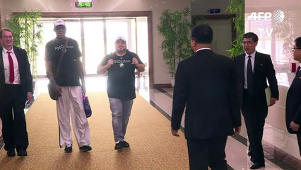L'ex-basketteur américain Dennis Rodman de retour à Pyongyang