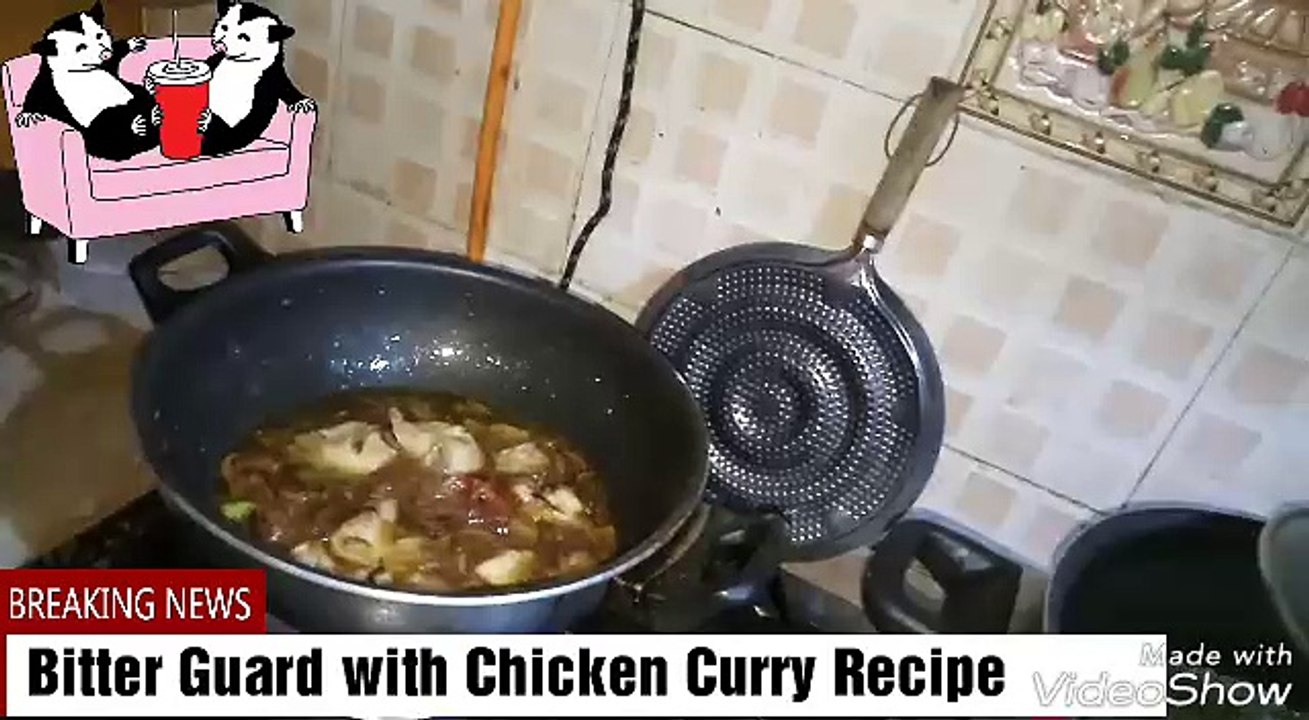 Bitter Guard with Chicken Curry Recipe part 3