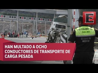 Mantienen operativo en la Marquesa-Lerma para frenar circulación de tráilers