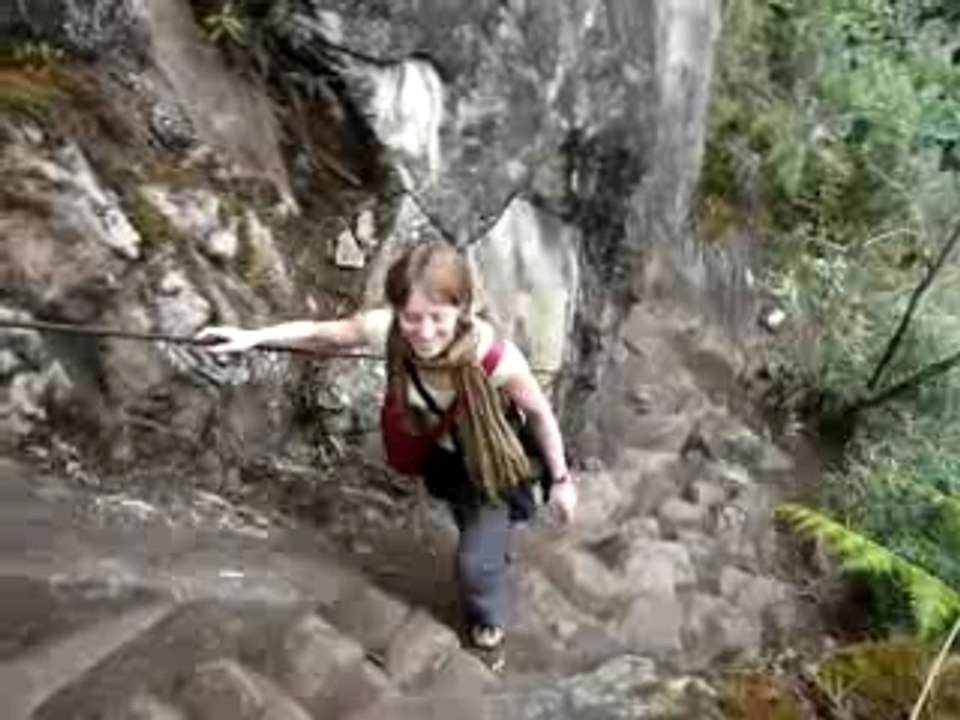 La montée du Huayna Picchu